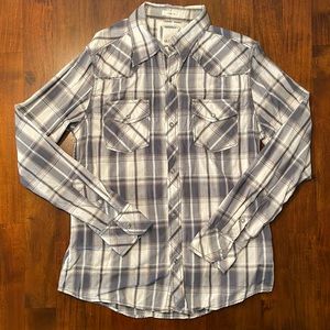Mens BKE Slim Fit Button Down Shirt Medium